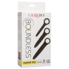 Boundless Calexotics Kit de 3 Plugs Silicone Dilatro Trio Boundless Noirs